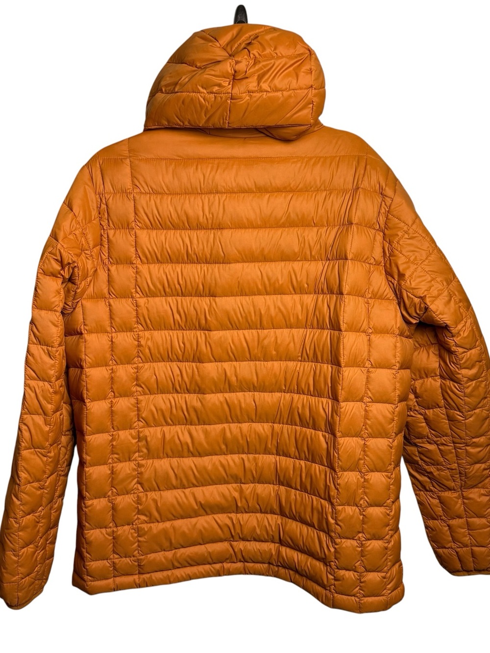Columbia Down Jacket Men L Voodoo Falls 590 TD Turbodown Orange Lightweight Hood - Picture 11 of 14